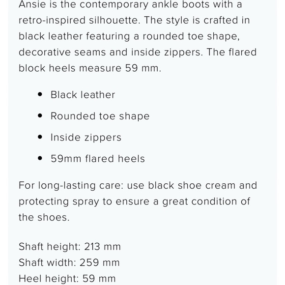 Vagabond Ansie Ankle Boots
Size 8 - Picture 9 of 9